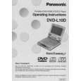 PANASONIC DVDL10D Owners Manual