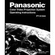 PANASONIC PT51G44A Owners Manual