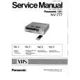 PANASONIC NV777 Service Manual