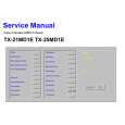 PANASONIC TX25MD1E (SUPP) Service Manual