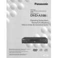 PANASONIC DVDA100U Owners Manual