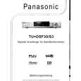 PANASONIC TUDSFS3 Owners Manual