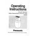 PANASONIC ES204 Owners Manual