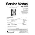 PANASONIC RQ-SW33V Service Manual