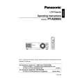 PANASONIC PT-AE900U Owners Manual