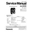 PANASONIC RQ-SW30 Service Manual