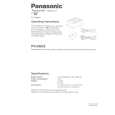 PANASONIC PVDAC9 Owners Manual