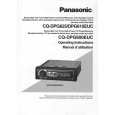 PANASONIC CQDPG625EUC Owners Manual