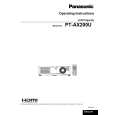 PANASONIC PTAX200U Owners Manual