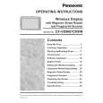 PANASONIC CFVDW07CRFM Owners Manual