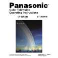PANASONIC CT36HX40B Owners Manual