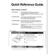 PANASONIC UF-E1-Quick-Reference-guide.pdf Owners Manual