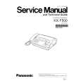 PANASONIC KXF500 Service Manual