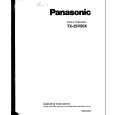 PANASONIC TX25V 50X Owners Manual