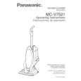 PANASONIC MCV7521 Owners Manual