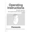 PANASONIC ES208 Owners Manual