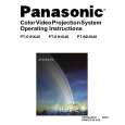 PANASONIC PT61HX40B Owners Manual