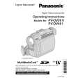 PANASONIC PVDV201 Owners Manual