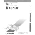 PANASONIC KXF100 Owners Manual