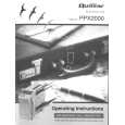 PANASONIC PPX2000 Owners Manual