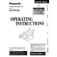 PANASONIC KXFP105 Owners Manual