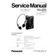 PANASONIC RQJ20X Service Manual