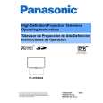 PANASONIC PT47WXD64 Owners Manual