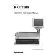 PANASONIC KXE2500 Owners Manual