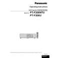 PANASONIC PTF200 Owners Manual