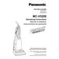 PANASONIC MCV5209 Owners Manual