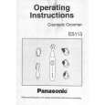 PANASONIC ES113P Owners Manual