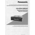 PANASONIC CQDPX105EUC Owners Manual