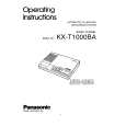 PANASONIC KX-T1000 Owners Manual