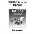 PANASONIC KXPS10 Owners Manual