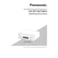 PANASONIC CQDP738EU Owners Manual
