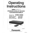 PANASONIC CRD4500R Owners Manual
