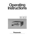 PANASONIC WVRC37 Owners Manual