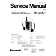 PANASONIC RF-433 Service Manual