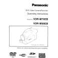 PANASONIC VDR-M70 Owners Manual