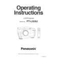 PANASONIC PTL555U Owners Manual