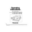 PANASONIC PT-D961U/E Owners Manual