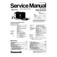 PANASONIC RQSX33 Service Manual