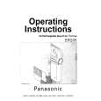 PANASONIC ER205 Owners Manual