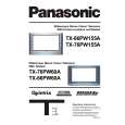 PANASONIC TX76PW155A Owners Manual
