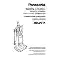 PANASONIC MCV415 Owners Manual
