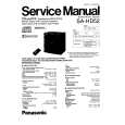 PANASONIC SAHD52 Service Manual