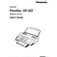 PANASONIC UF322 Owners Manual
