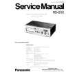 PANASONIC RS-856 Service Manual