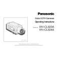 PANASONIC WVCL920A Owners Manual