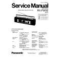 PANASONIC RXFW32 Service Manual